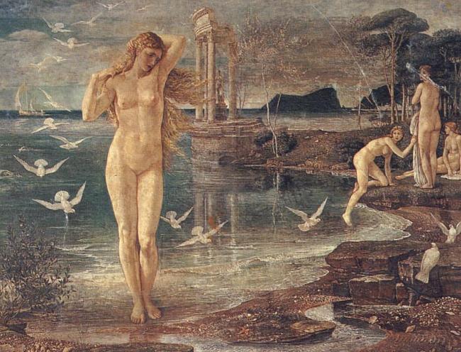 Walter Crane The Renaissance of Venus Norge oil painting art